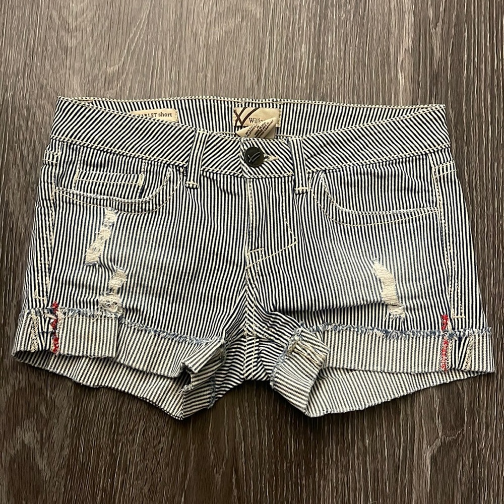 William Rast Striped Shorts